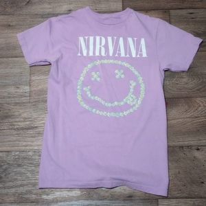 Nirvana Flower T-shirt, medium